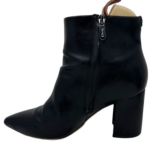 Circus by Sam Edelman HARLEY Heeled Ankle Boots Womens 8M Black Pointed Toe - Picture 7 of 15